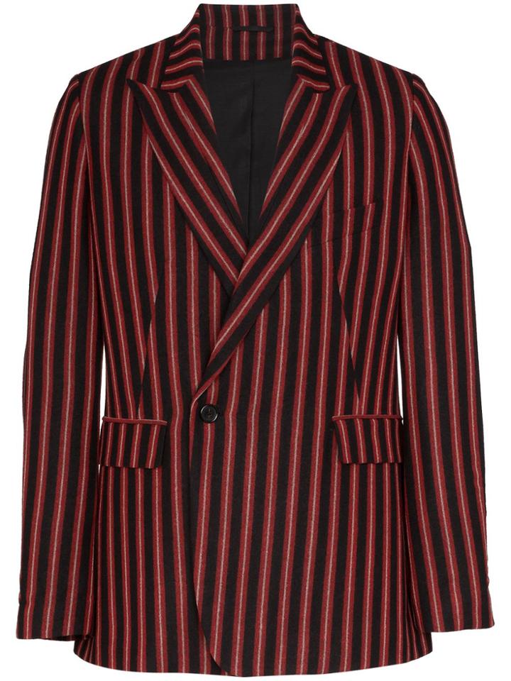 Ann Demeulemeester Annd Strps Blzr Jkt Multi - Black