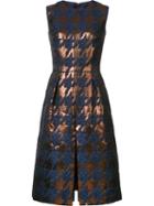 Martin Grant Houndstooth Pattern Dress