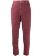 Isabel Marant Étoile Girlfriend Fit Corduroy Trousers - Red
