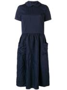 Comme Des Garçons Girl Peter Pan Collar Midi Dress - Blue