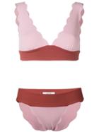 Marysia Wide Santa Clara Bikini Set - Pink