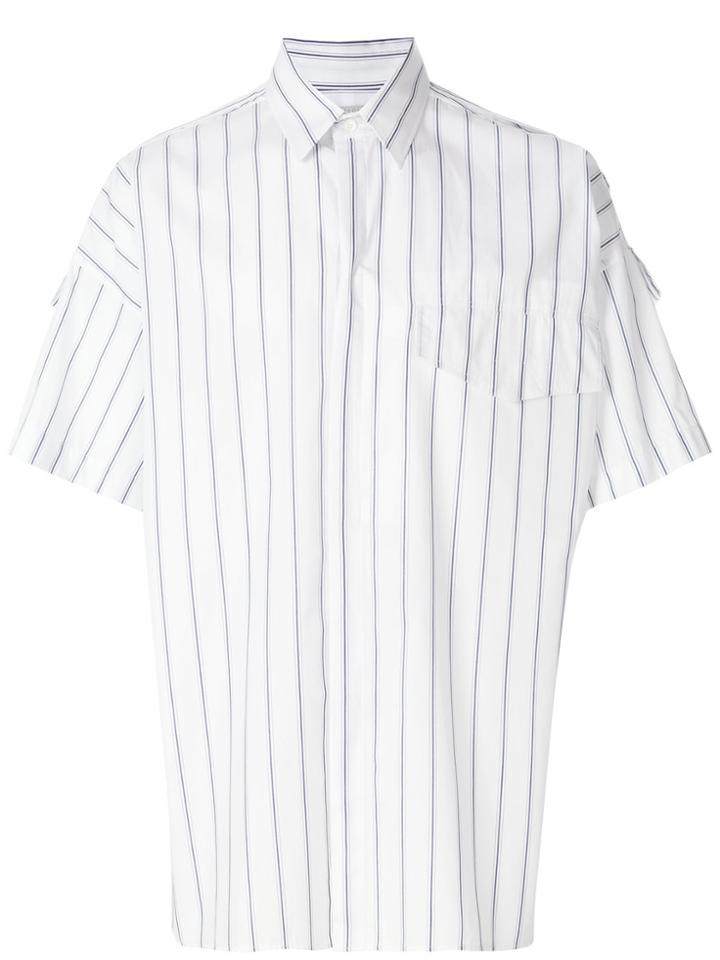 Stella Mccartney Striped Pocket Shirt - White