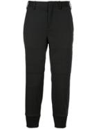 Neil Barrett Elasticated Cuffs Tailored Trousers - Black