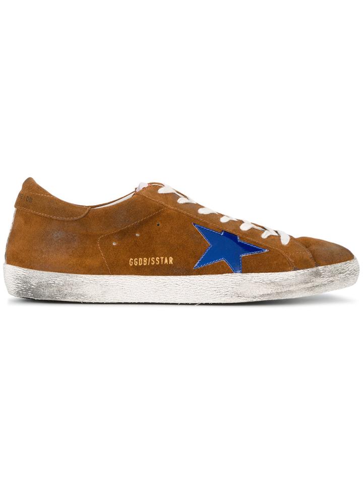 Golden Goose Deluxe Brand Brown Suede Superstar Sneakers