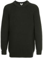H Beauty & Youth Long-sleeve Fitted Sweater - Grey