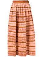 Ulla Johnson Panelled Maxi Skirt - Pink