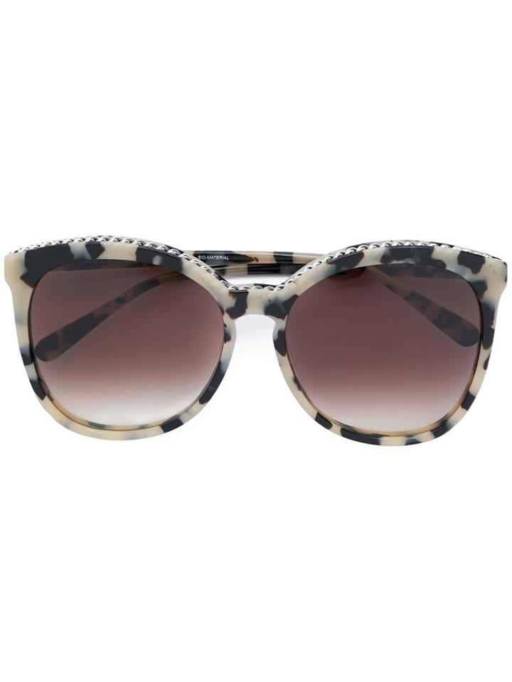 Stella Mccartney Eyewear Printed Frame Sunglasses - Nude & Neutrals