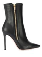 Gianvito Rossi Pointed Toe 11cm Heel Boots - Black