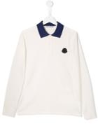 Moncler Kids Polo Shirt - White