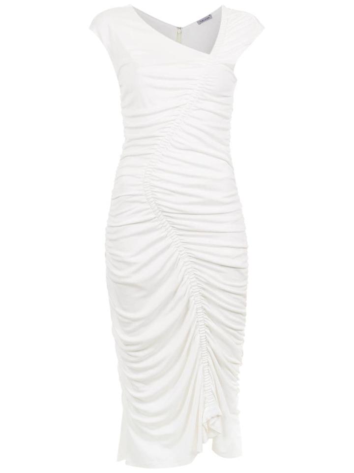 Tufi Duek Midi Slim Fit Dress - White