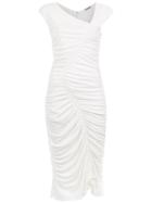 Tufi Duek Midi Slim Fit Dress - White