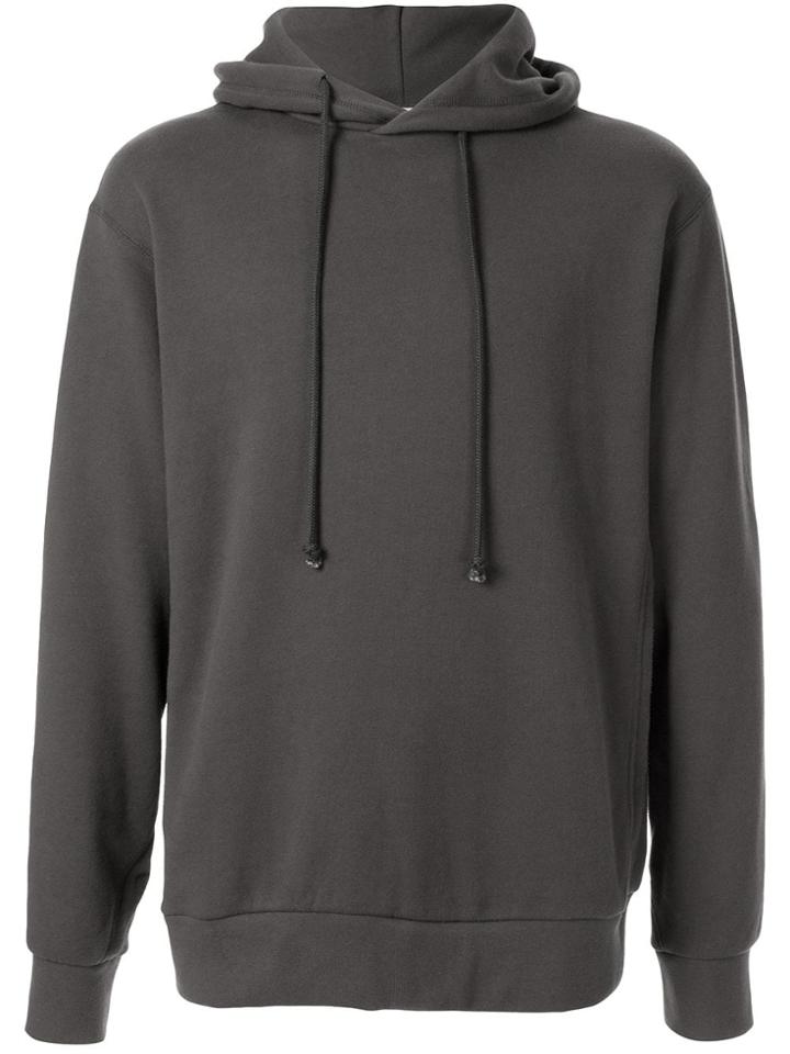 Factotum Long Sleeved Cotton Hoodie - Grey