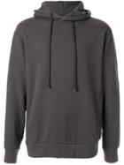 Factotum Long Sleeved Cotton Hoodie - Grey