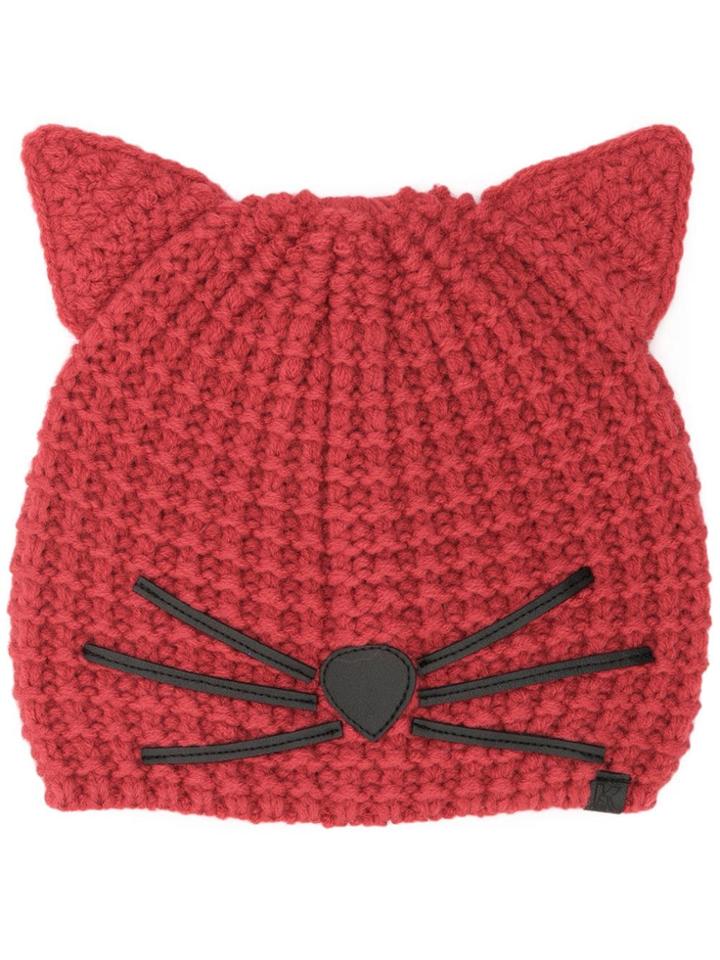Karl Lagerfeld Choupette Beanie - Red