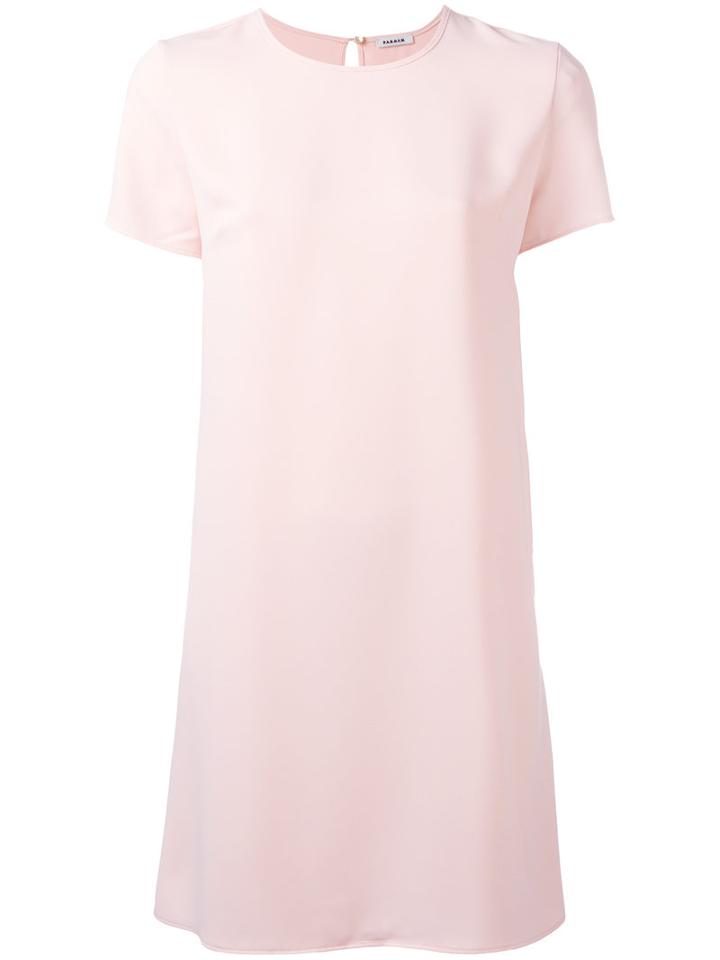 P.a.r.o.s.h. Plain T-shirt Dress, Women's, Pink/purple, Polyester
