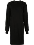 Juun.j Sweatshirt Midi Dress - Black