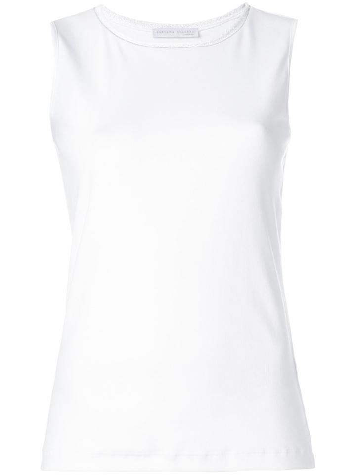 Fabiana Filippi Classic Vest - White