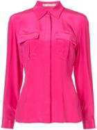 Mary Katrantzou Chest Pocket Shirt - Pink & Purple