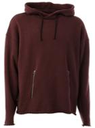 L Eclaireur Shigoto Hoodie, Adult Unisex, Size: S, Red, Cotton