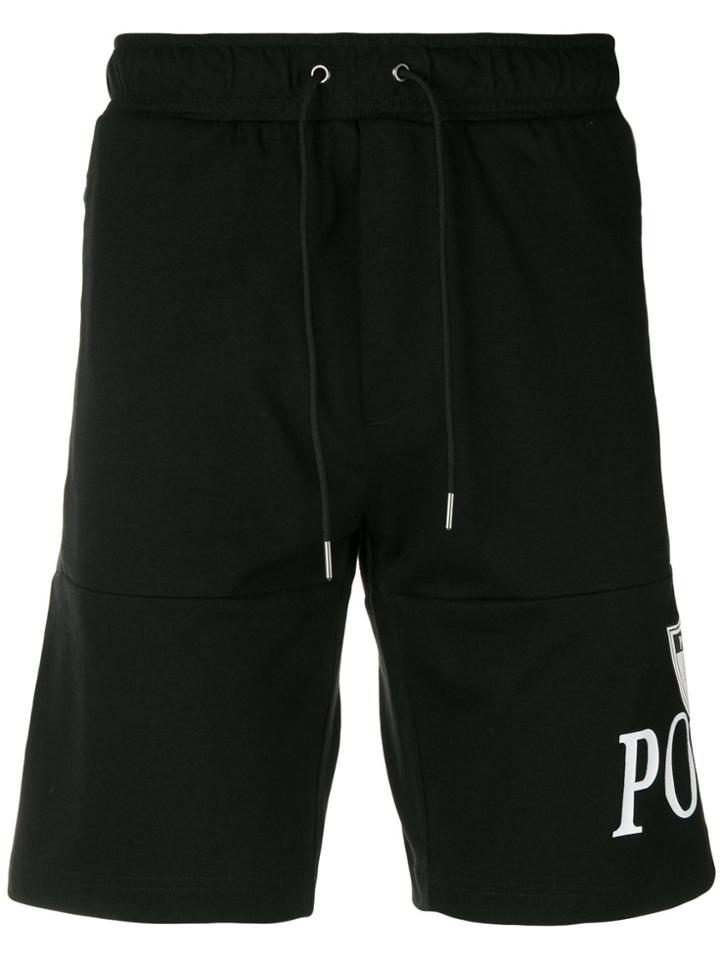 Polo Ralph Lauren Logo Print Shorts - Black