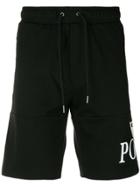 Polo Ralph Lauren Logo Print Shorts - Black
