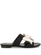 Fabrizio Viti Bow Slider Sandals - Black