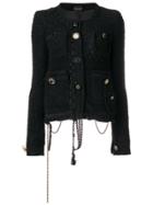 Erika Cavallini Chain Detail Jacket - Black