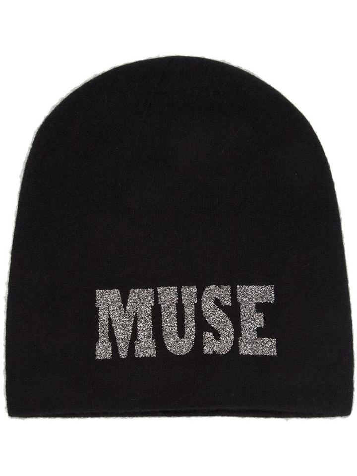 Warm-me Muse Beanie, Women's, Black, Cashmere