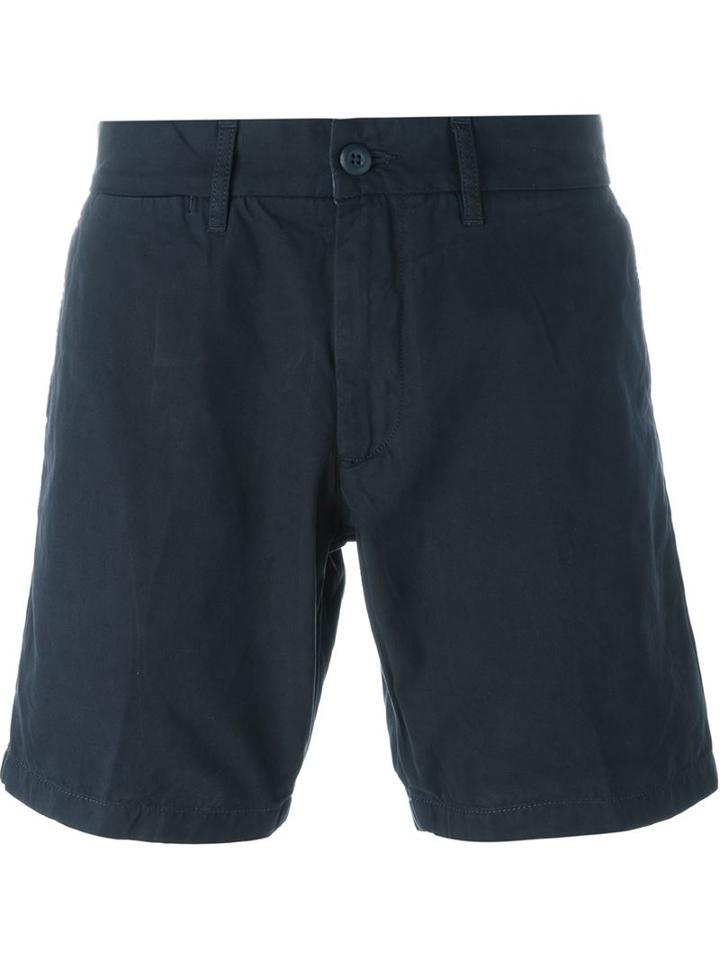 Carhartt Chino Shorts, Men's, Size: 33, Blue, Cotton/polyester