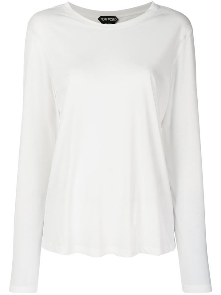 Tom Ford Long-sleeved T-shirt - White