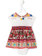 Dolce & Gabbana Kids Mambo Print Dress, Toddler Girl's, Size: 24-36 Mth