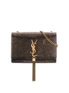 Saint Laurent Metallic Kate Shoulder Bag - Gold
