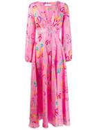 Giada Benincasa Handwriting Print Empire Dress - Pink