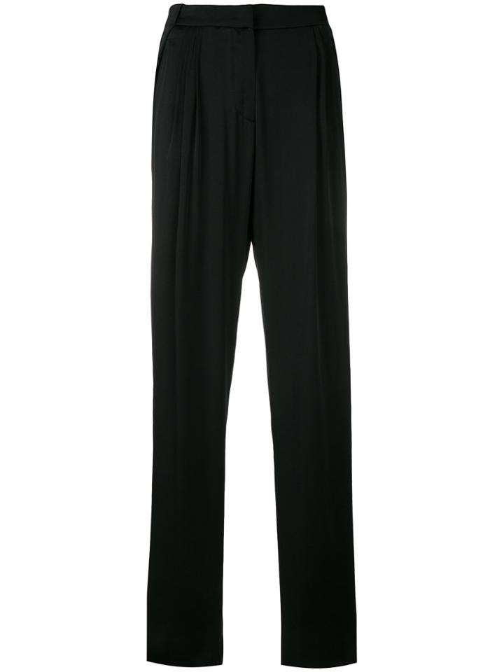 Giorgio Armani Pleat Detail Trousers - Black