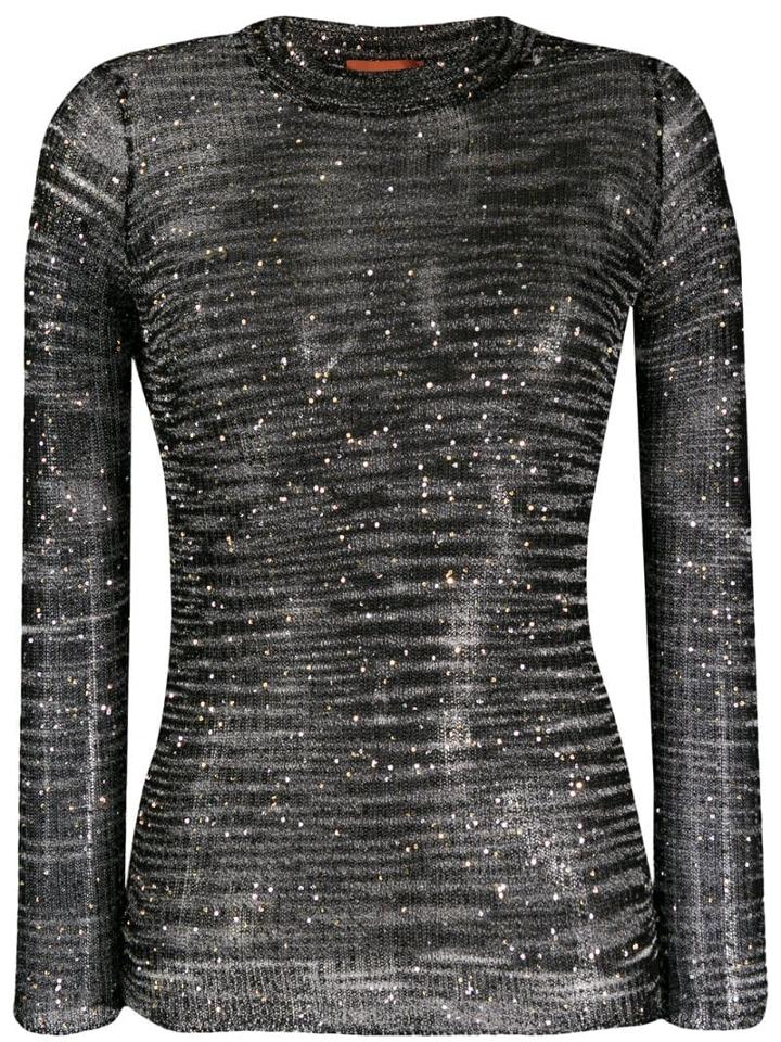 Missoni Sequin Embellished Jumper - Black