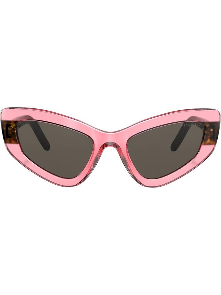 Prada Eyewear Postcard Sunglasses - Pink
