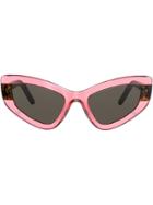 Prada Eyewear Postcard Sunglasses - Pink
