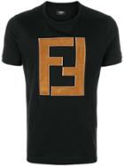 Fendi Ff Logo T-shirt - Black