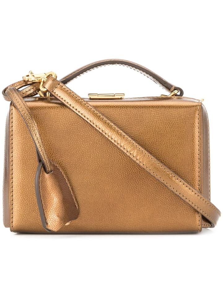 Mark Cross Mini Grace Box Tote - Gold