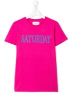 Alberta Ferretti Kids Saturday T-shirt - Pink