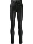 Isabel Marant Studded Leather Trousers - Black