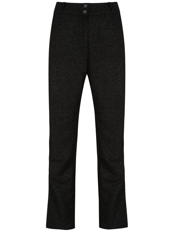 Lilly Sarti - Knitted Trousers - Women - Polyester/spandex/elastane/viscose - 36, Black, Polyester/spandex/elastane/viscose