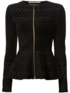 Roland Mouret 'morris' Jacket, Women's, Size: Medium, Black, Viscose/polyamide/polyester/spandex/elastane