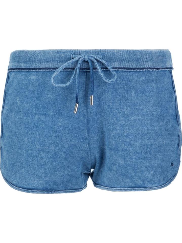 Rag & Bone Exposed Seam Shorts, Women's, Size: Xxs, Blue, Cotton