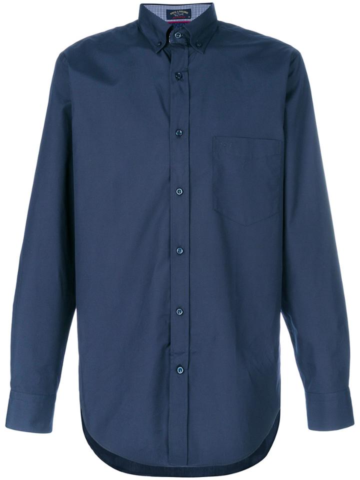 Paul & Shark Button-down Collar Shirt - Blue