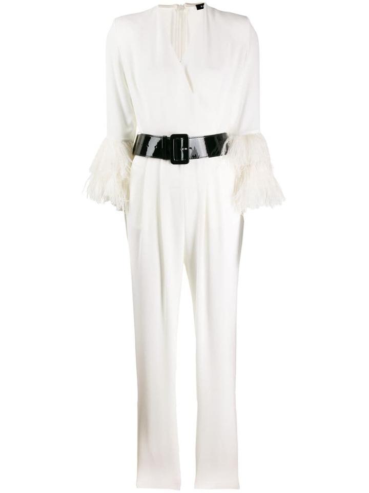 P.a.r.o.s.h. Belted Waist Jumpsuit - Neutrals