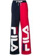 Fila Two Tone Logo Track Pants - Blue