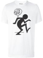Ps By Paul Smith Front Print T-shirt, Men's, Size: Small, White, Cotton