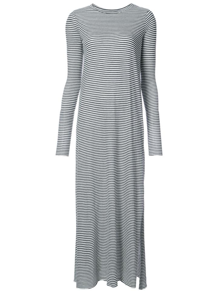 Frank & Eileen Striped Maxi Dress - Grey