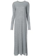 Frank & Eileen Striped Maxi Dress - Grey